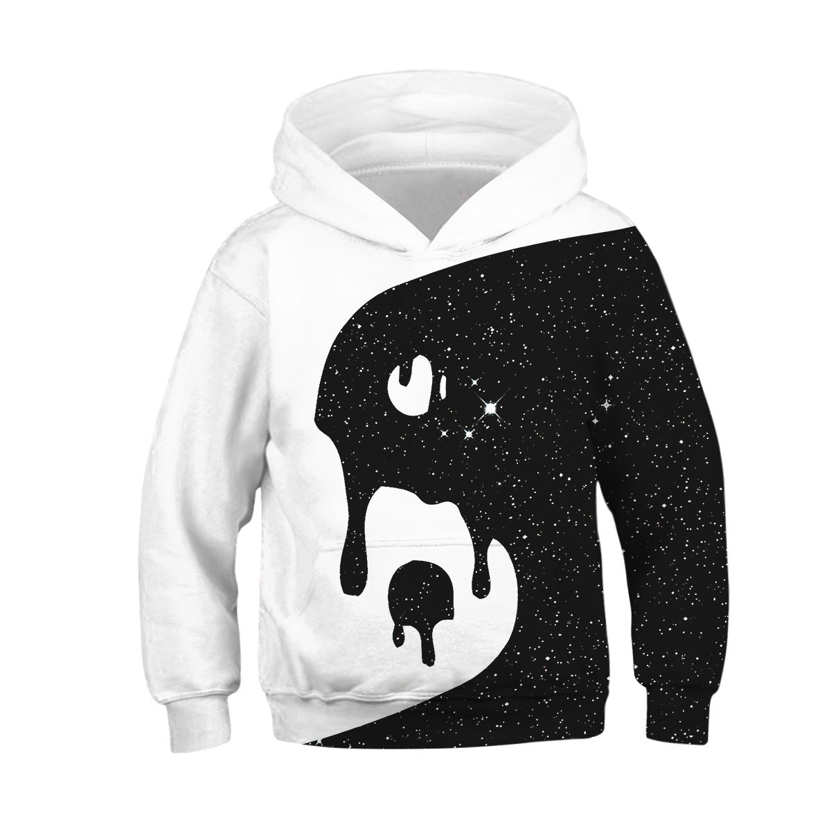 Cinematic Digital Print Hooded Performance Jumper