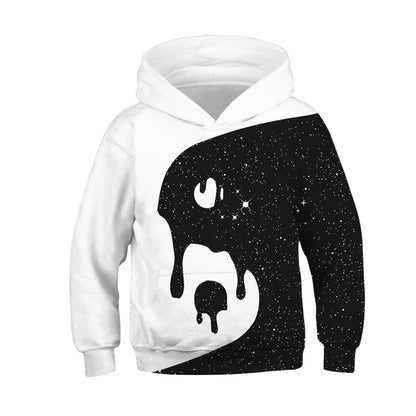 Cinematic Digital Print Hooded Performance Jumper