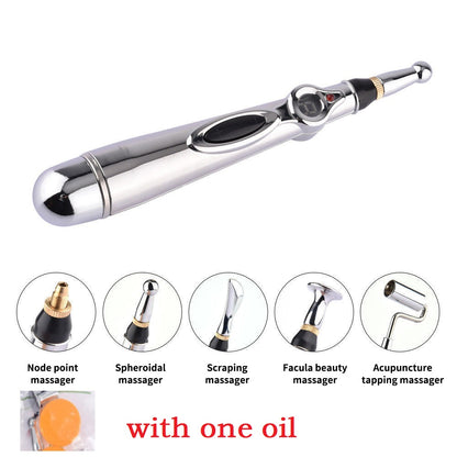 New Evolution™ MeridianPen: Electric Acupuncture Laser Therapy Massage Pen for Pain Relief