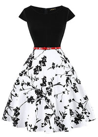 White with black fl
