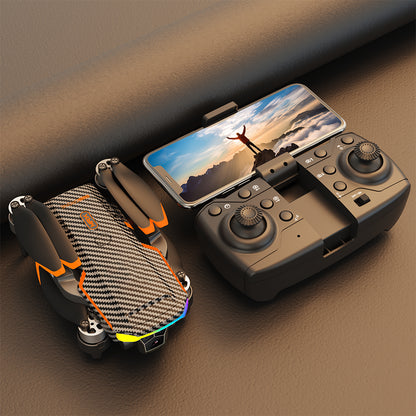 Drone F168 Brushless Optical Flow Obstacle Avoidance Aerial Photography Quadcopter Long-Endurance Remote Control