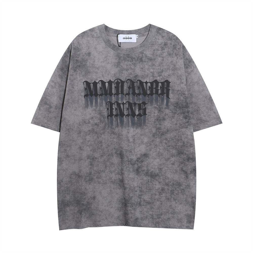 Fashion Tie-dye T-shirt Loose Top Men