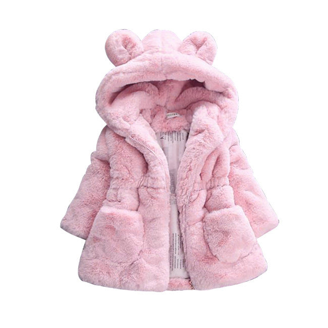 The Autumn Fur: Girls’ Luxury Fur Coat for Autumn Winter