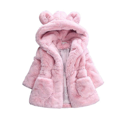 The Autumn Fur: Girls’ Luxury Fur Coat for Autumn Winter