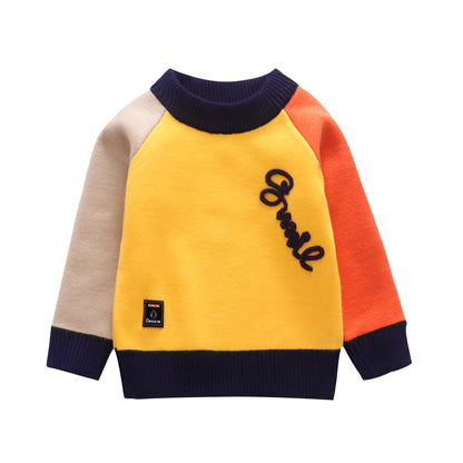 Plush Velvet Foundation Round Neck Jumper