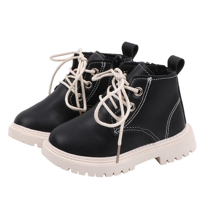 The Artisan Short: Premium Leather Short Boots for Boys