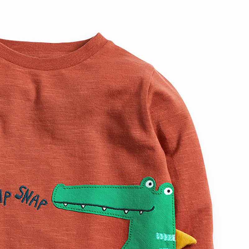 The Knitted Baseline: Knitted Cotton Signature Boy T-Shirt