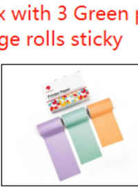 Green purple orange rollss 2pc
