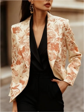 Casual Retro Stand Collar Coat