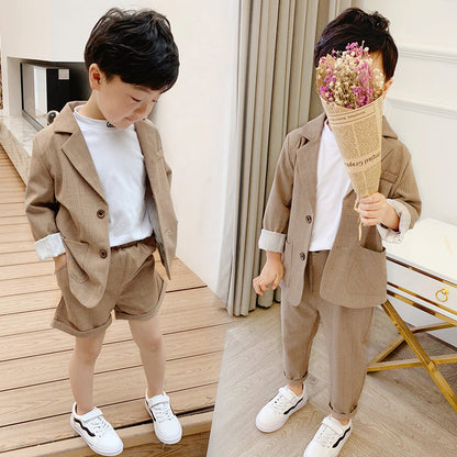 The Kinetic Tide: New Korean-Style Handsome Casual Two-Piece