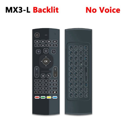 MX3 MX3-L Backlit Air Mouse T3 Smart Voice Remote Control 2.4G RF Wireless Keyboard For X96 mini KM9 A95X H96 MAX Android TV Box