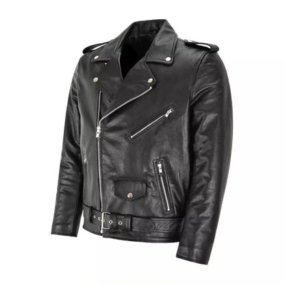 Popular Motorcycle Leather Mens Clothing Iconic Biker Staple
