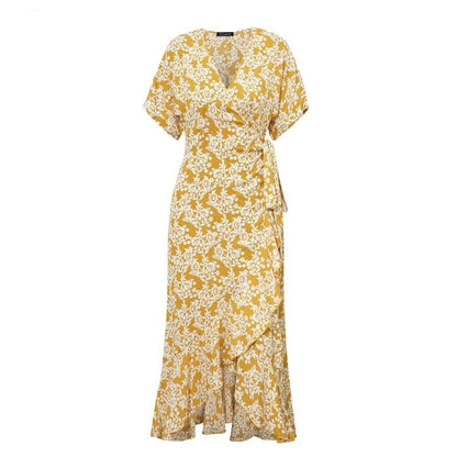 Floral short sleeve dress