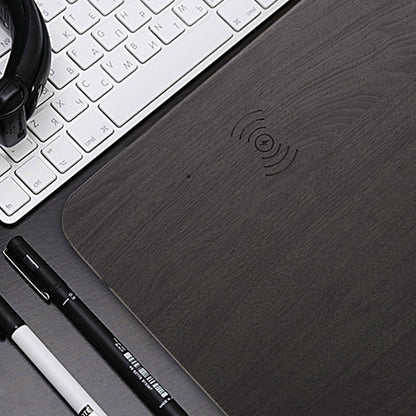WoodCharge: Handcrafted Natural Wooden Wireless Charging Pad