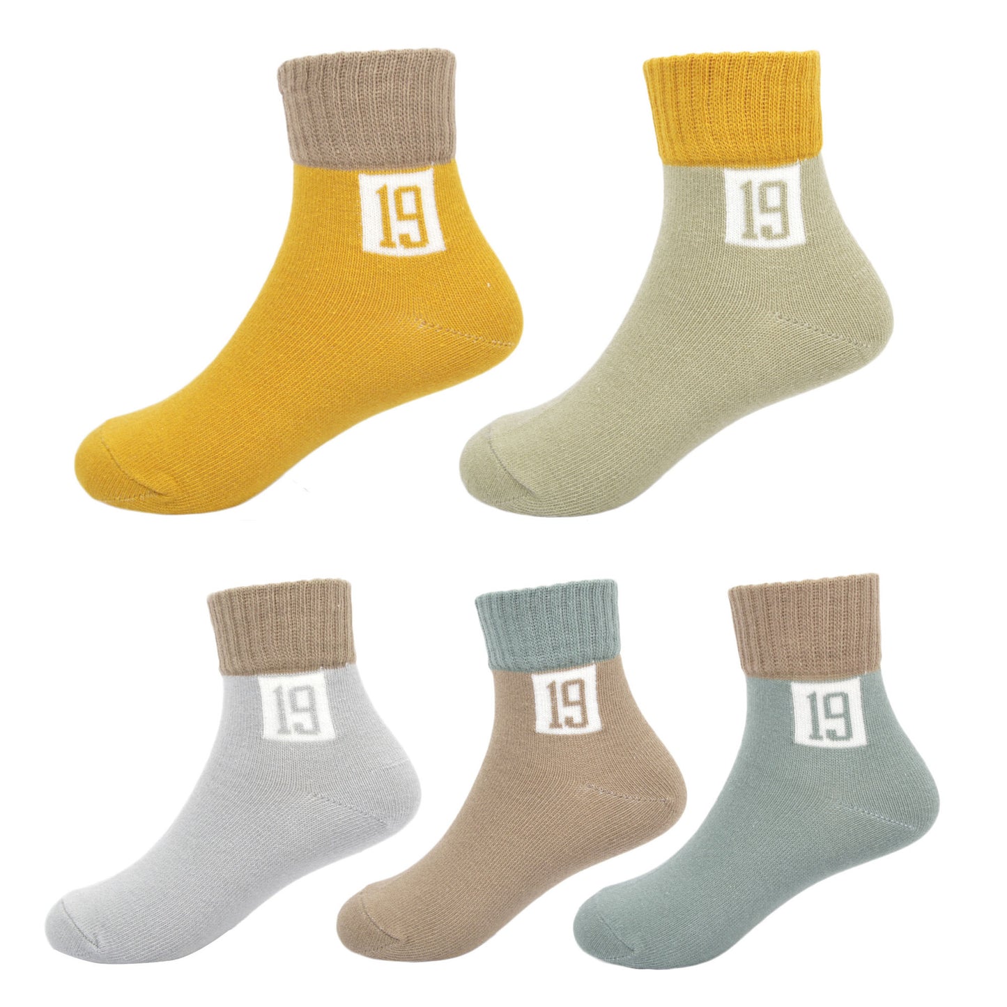 The Autumn Pure: Pure Cotton Seasonal Socks for Boys & Girls