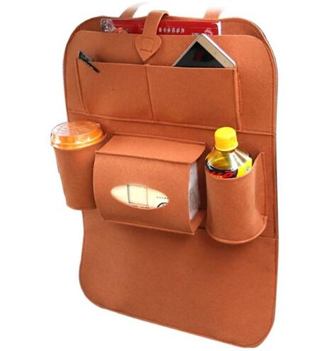 Multi-Pocket Auto Seat Back Organizer | Car Storage Bag for Headrest & Console