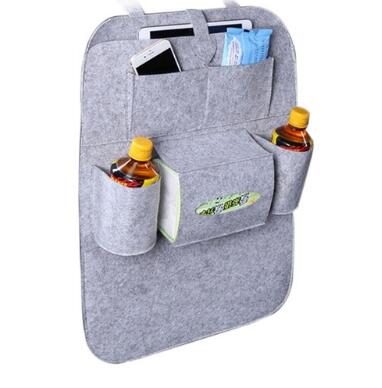 Multi-Pocket Auto Seat Back Organizer | Car Storage Bag for Headrest & Console