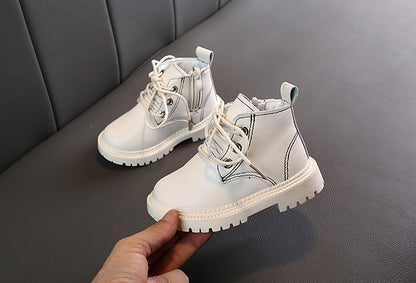 The Artisan Short: Premium Leather Short Boots for Boys