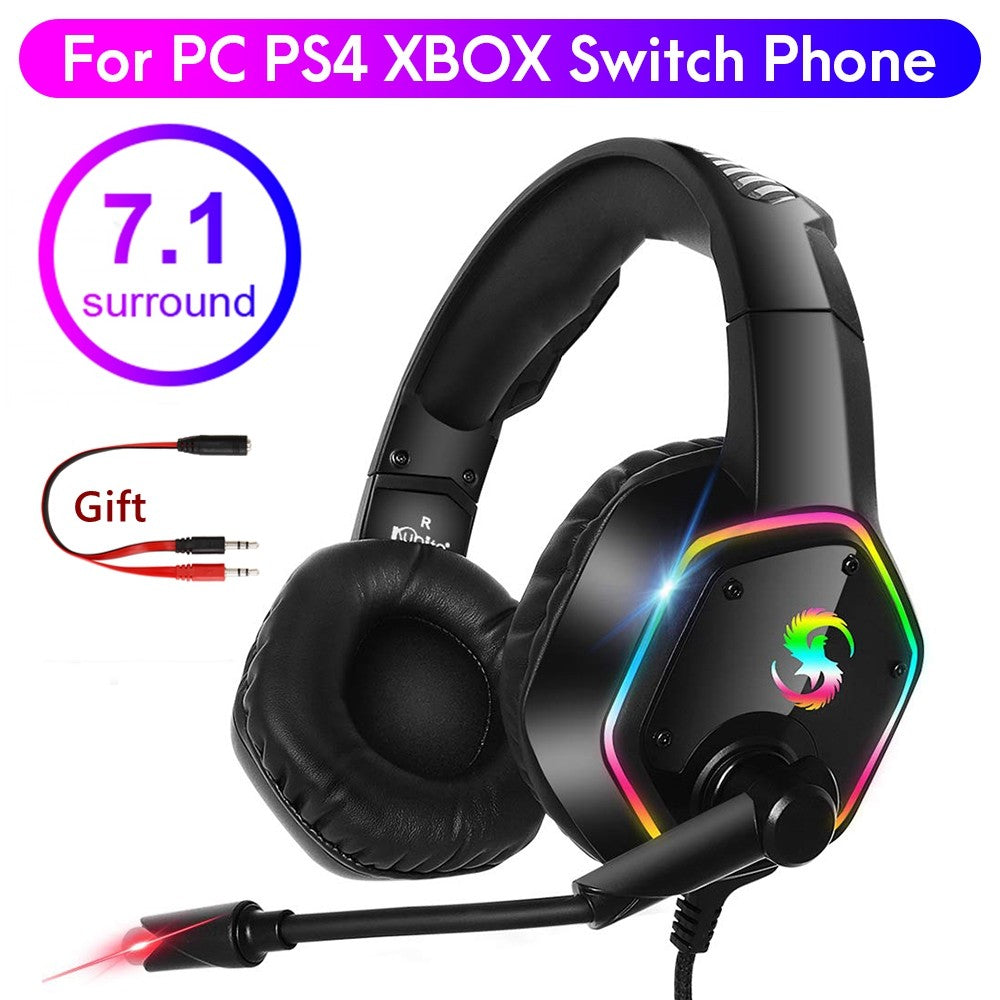 VortexGX: Gaming Headset with 3D Sound & Noise Canceling