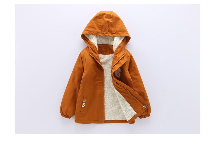 The Urban Windbreaker: Plus-Velvet Korean-Style Windbreaker
