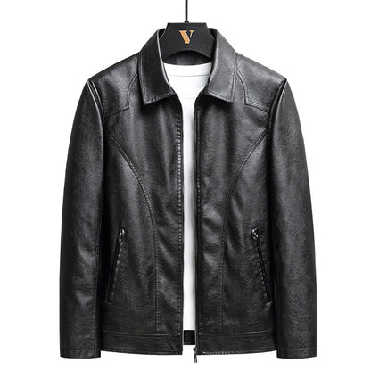 Mens Thin Leather Jacket Lightweight Seasonal Versatility