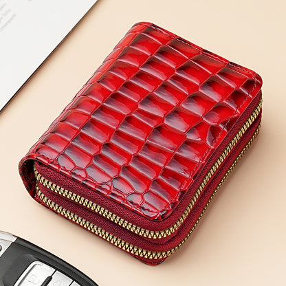 Large Capacity Card Sleeve Zipper Coin Purse For Women