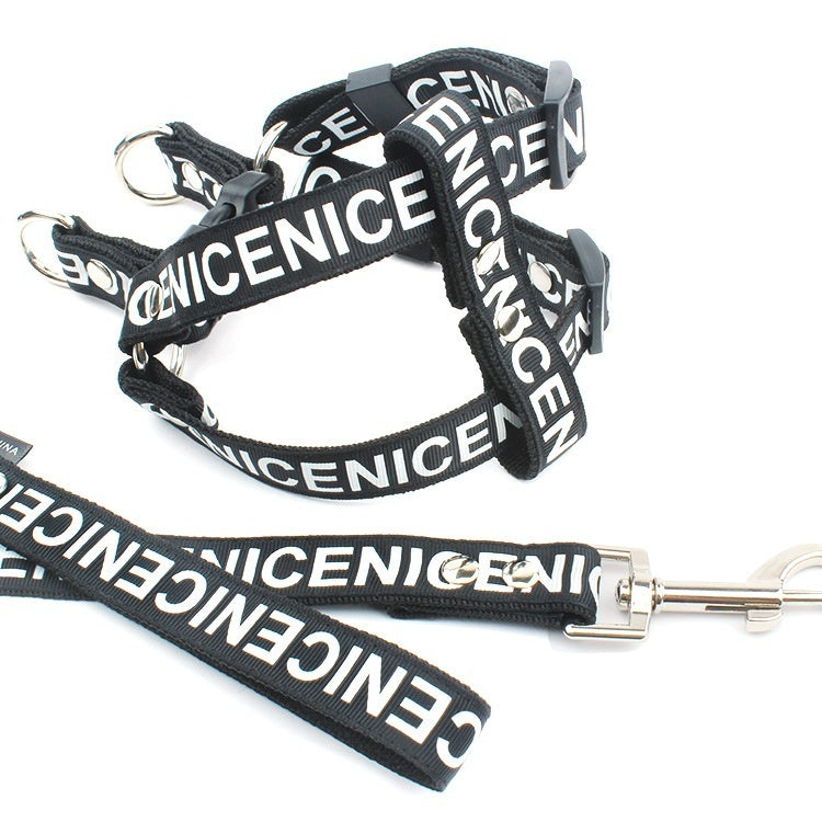 Casual PET Polyester Traction Dog Collar