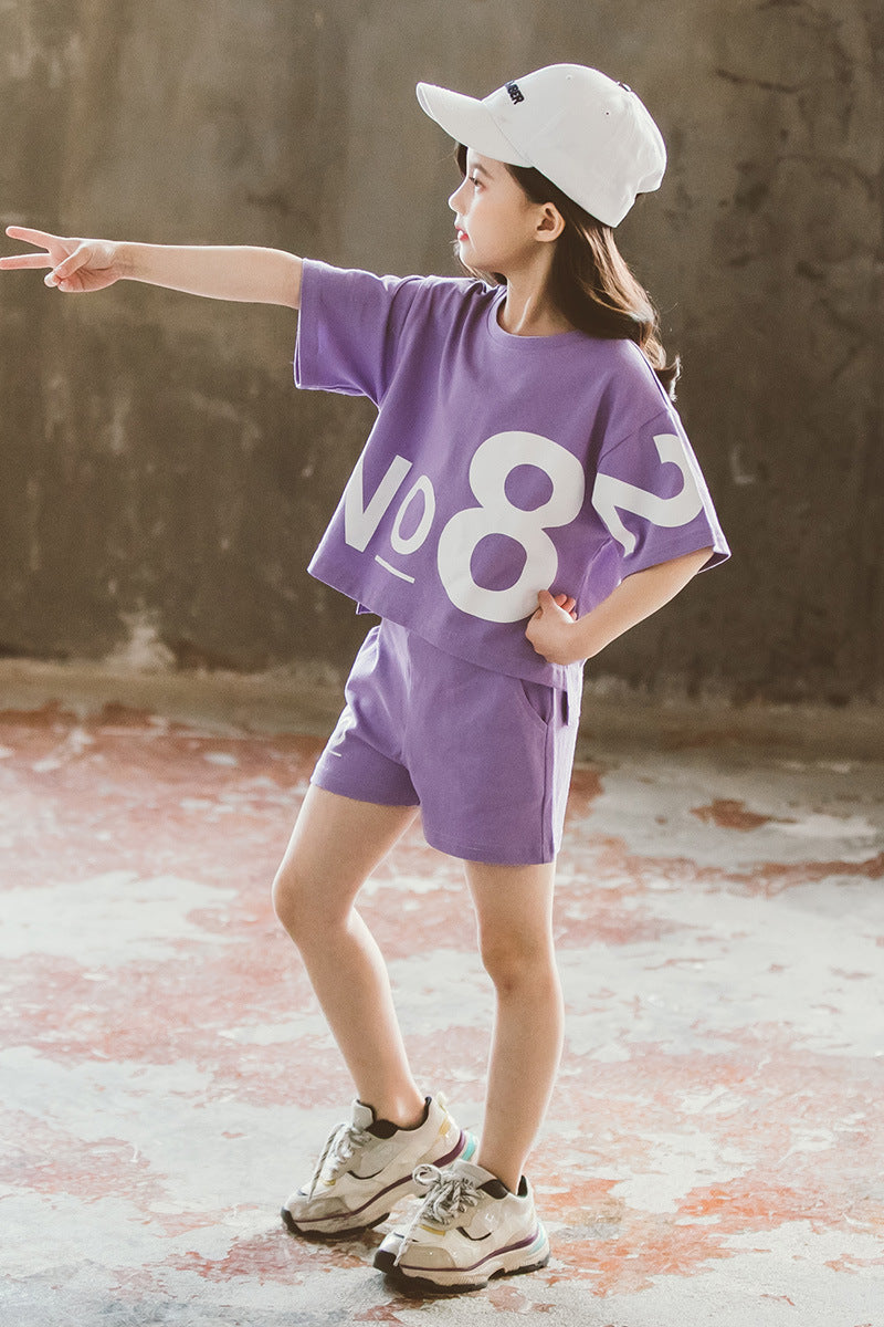 The Athletic Lounge: Girls’ Loose Sport Two-Piece Set
