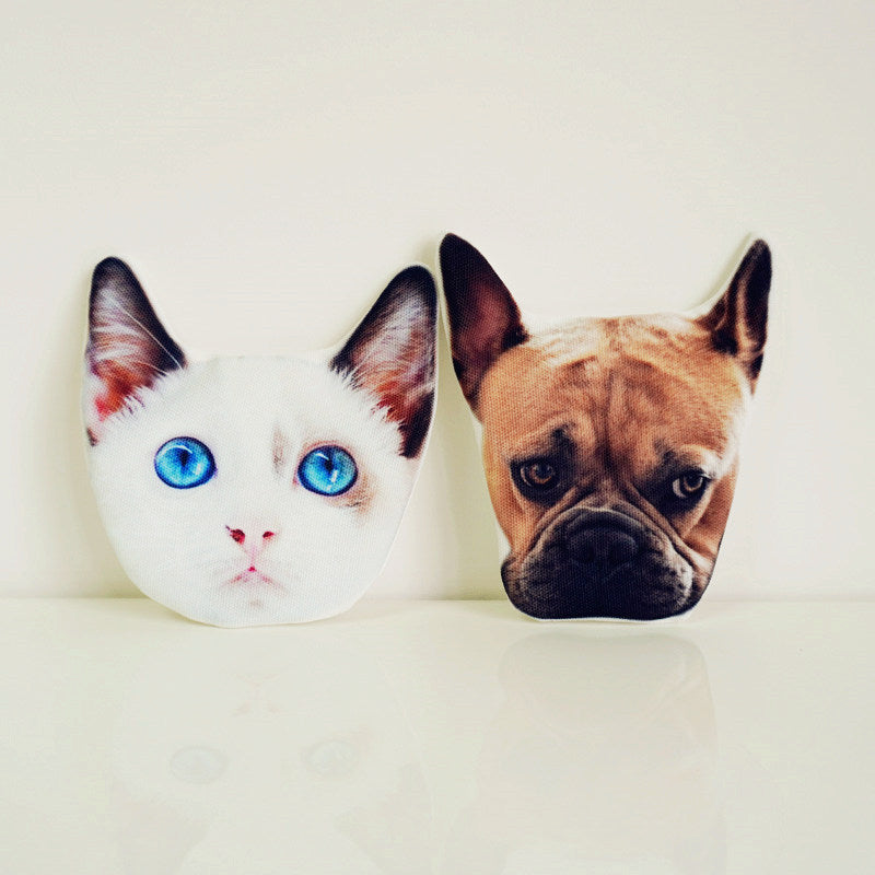 Fauna Case: Cute Pet & Fruit Silhouette Key Case
