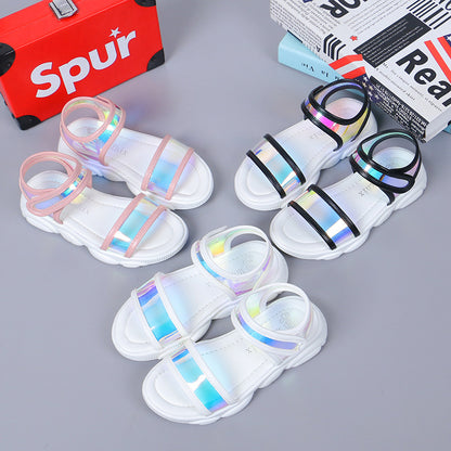 Luminous Tide: Reflector Signature Summer Sandals