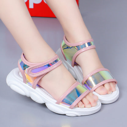 Luminous Tide: Reflector Signature Summer Sandals