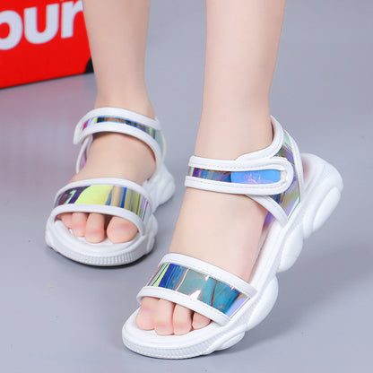 Luminous Tide: Reflector Signature Summer Sandals