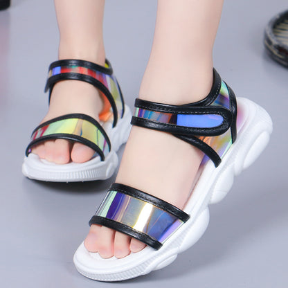 Luminous Tide: Reflector Signature Summer Sandals