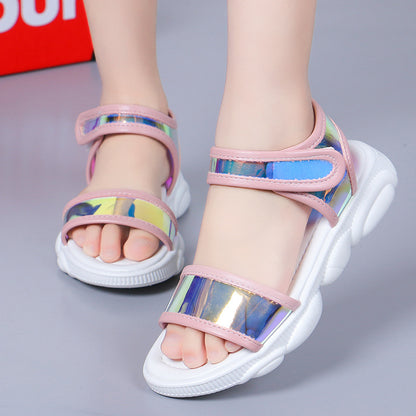 Luminous Tide: Reflector Signature Summer Sandals