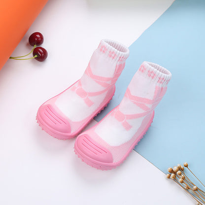 The Cartoon Grip: Multicolor Cartoon Baby Floor Socks & Shoes