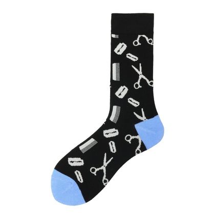 The Citrus Tide: Chili Orange Happy Socks for Men