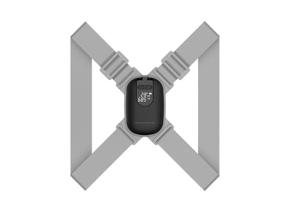 Adjustable Anglel Smart Posture Corrector For Adults Children Correct Hunchback Clavicle Support Trainer Upper Back Brace Black