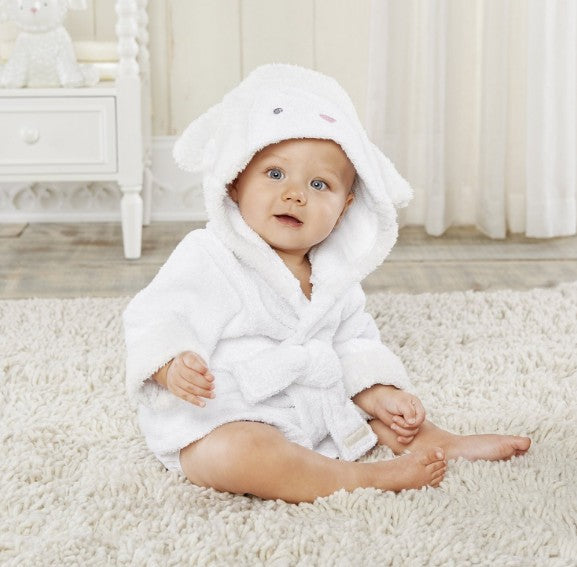 Hooded Baby Bath Towel & Robe | Soft Cotton Cartoon Animal Bathrobe for Infants & Toddlers