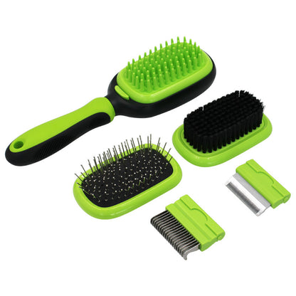 Five In One Pet Grooming Massage Knot Opening Comb