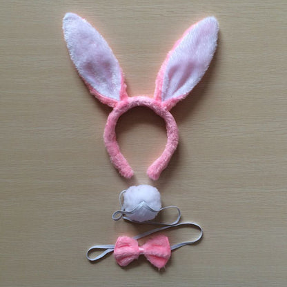 Little White Bunny Ears Headdress
