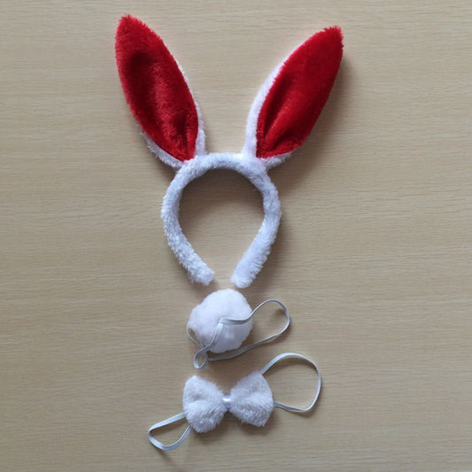 Little White Bunny Ears Headdress