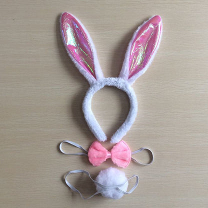 Little White Bunny Ears Headdress