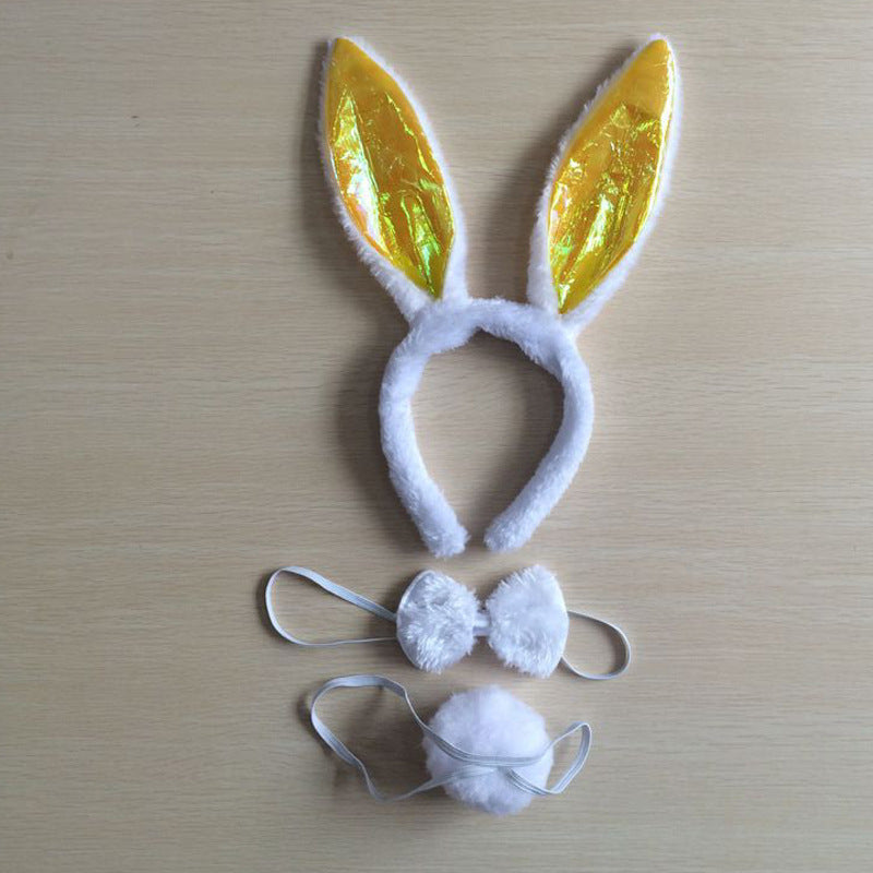 Little White Bunny Ears Headdress