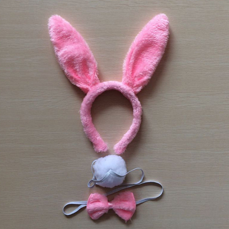 Little White Bunny Ears Headdress