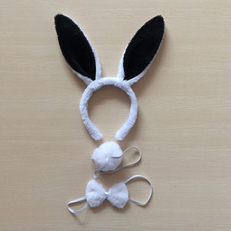 Little White Bunny Ears Headdress
