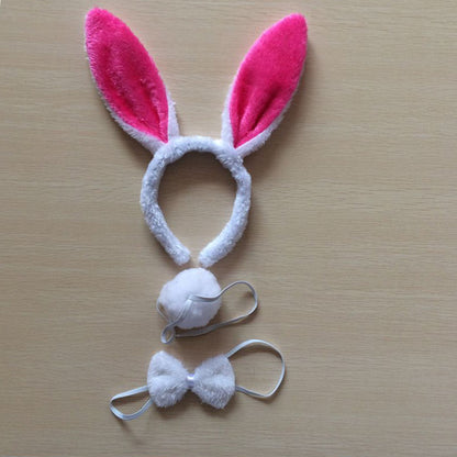 Little White Bunny Ears Headdress