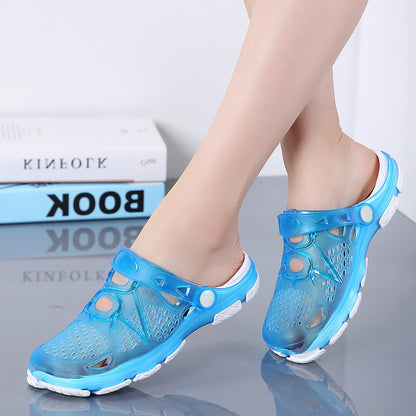 Flat-Bottom Non-Slip Seaside Beach Jelly Slippers