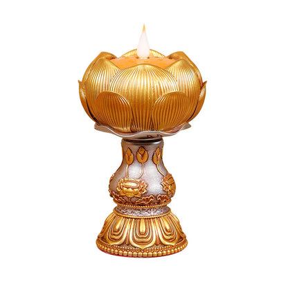 Electronic butter lamp lamp holder, lamp in front of Buddha, LED lamp, Buddha lamp, eight auspicious charging butter lamp, household
