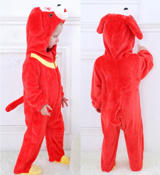 The Dinosaur Guard: Animal Motif Cotton Jacket