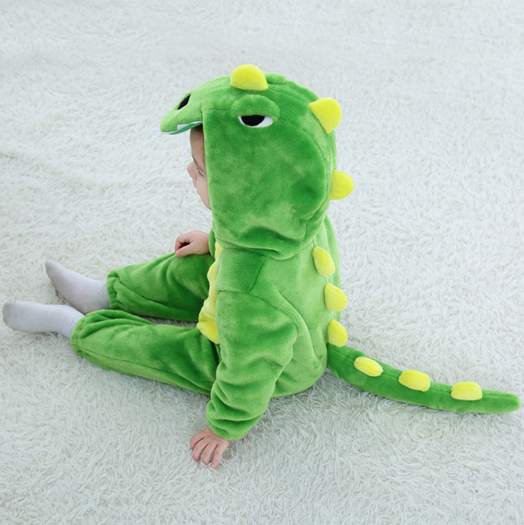The Dinosaur Guard: Animal Motif Cotton Jacket